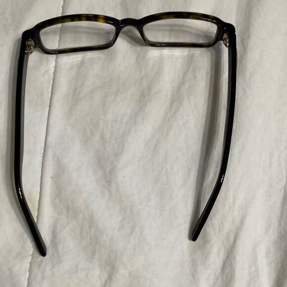 Gucci Tortoiseshell Rectangular Eyeglasses Scratched Lens Great for your Rx! Lux - Picture 4 of 10
